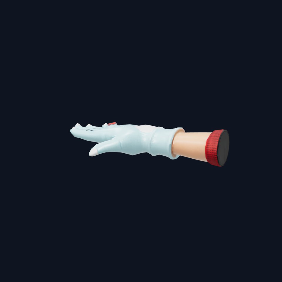Playful Cartoon Glove Model Pack